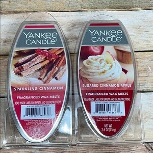 Yankee Candle Wax Melts Set of two Cinnamon